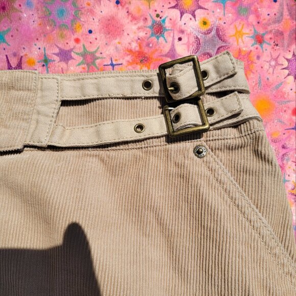 ✧⋆｡ EDC by Esprit y2k vintage corduroy beige mini skirt 𖦹°‧✧ - Picture 5 of 8